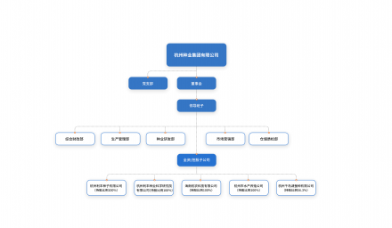 杭州种业集团有限公司组织架构